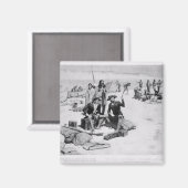 Aimant Lewis et Clark à l'embouchure du Columbia (Recto/Verso)