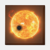 Aimant L'Exoplanet Wasp-107b Est Un Géant De Gaz (Devant)