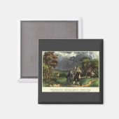 Aimant L'expérience du cerf-volant de Benjamin Franklin a (Recto/Verso)