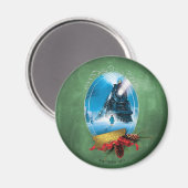 Aimant L'Express polaire | Arrivée du train encadré de va (Recto/Verso)