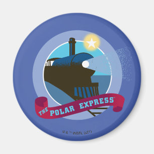 Aimant L'Express polaire   Insigne de train Vintage