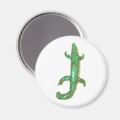aimant lézard vert (Recto/Verso)