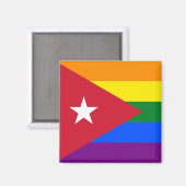 Aimant LGBT Cuba (Recto/Verso)