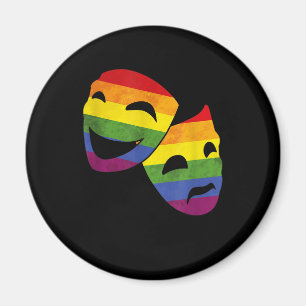 Aimant LGBT LGBT LGBTQ Acteur du théâtre Rainbow