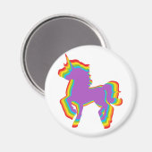 Aimant LGBT Rainbow Unicorn (Recto/Verso)