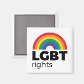 Aimant LGBT Ribow (Recto/Verso)
