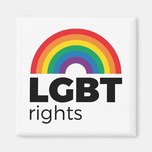 Aimant LGBT Ribow (Devant)