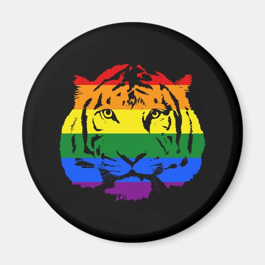 Aimant LGBT Tiger (Devant)