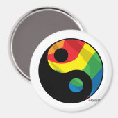 Aimant LGBT Ying Yang (Recto/Verso)