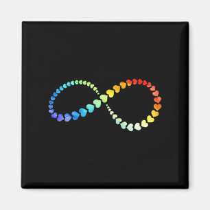 Aimant Lgbtq Infinity Heart Rainbow Neurodiversity Autist
