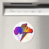 Aimant LGBTQIA+ Soutien de la fierté Sensibilisation (In Situ (Lave-vaisselle))