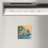 Aimant LGR0012 MANAROLA - Cinque Terre - Italie - Frigo (In Situ (Lave-vaisselle))