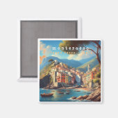 Aimant LGR006 MONTEROSSO - Cinque Terre - Italie - Frigo (Recto/Verso)