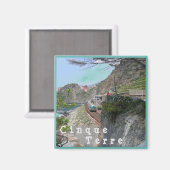 Aimant LGR014 CINQUE TERRE - Côte - Italie - Frigo (Recto/Verso)