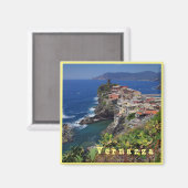 Aimant LGR024 VERNAZZA - Cinque Terre - Italie - Frigo (Recto/Verso)