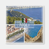 Aimant LGR048 NOLI - Mosaïque - Ligurie - Italie - Réfrig (Devant)