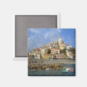 Aimant LGR092 CERVO, Ligurie, Italie, Europe, Frigo (Recto/Verso)