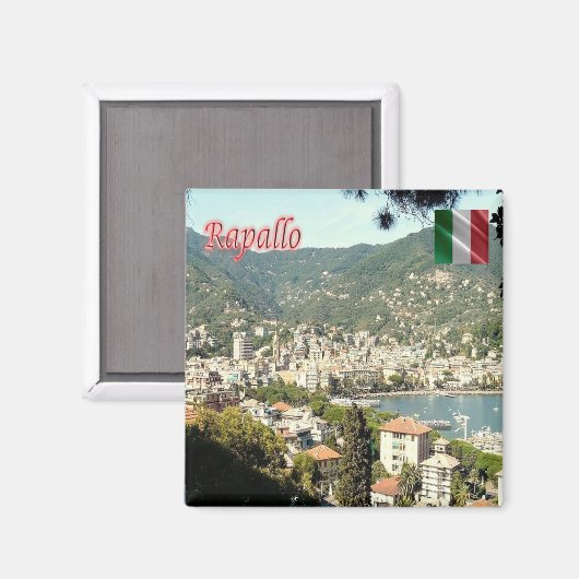 Aimant LGR113 RAPALLO, Ligurie, Italie, Frigo (Recto/Verso)