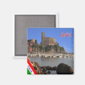 Aimant LGR126 LERICI, Ligurie, Italie, Frigo (Recto/Verso)