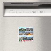 Aimant LGR145 GENOA I Love, Ligurie, Italie, Frigo (In Situ (Lave-vaisselle))