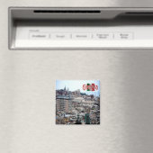 Aimant LGR152 GENOA, Vue d'ensemble de Port, Italie, Frig (In Situ (Lave-vaisselle))