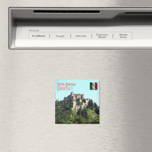 Aimant LGR154 GENOA, Fort Sperone, Italie, Frigo (In Situ (Lave-vaisselle))