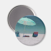 Aimant L'heure de la plage est proche (Recto/Verso)