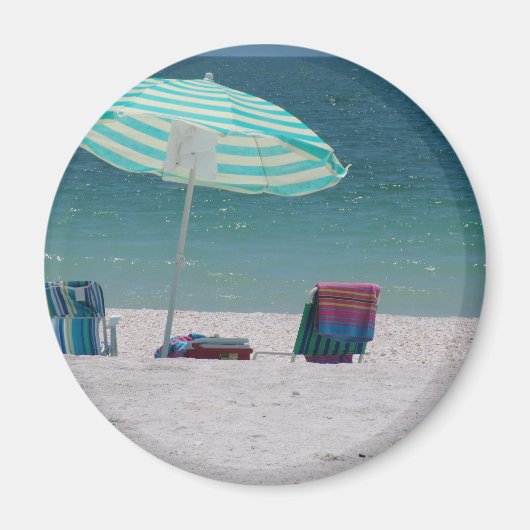 Aimant L'heure de la plage est proche (Devant)