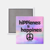 Aimant L'hippiété est le bonheur (Recto/Verso)