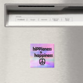 Aimant L'hippiété est le bonheur (In Situ (Lave-vaisselle))