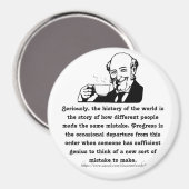 Aimant "L'histoire du monde" (Recto/Verso)