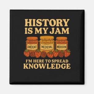 Aimant L'Histoire Est Mon Jam Drôle Enseignant Retour À L
