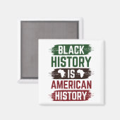 Aimant L'histoire noire est l'histoire américaine (Recto/Verso)