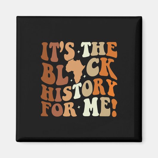 Aimant L'histoire noire pour moi Mois de l'histoire noire (Devant)