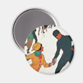 Aimant L'hiver à Davos (Recto/Verso)