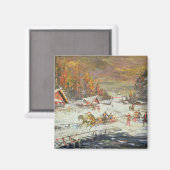 Aimant L'hiver russe, 1900-10 (Recto/Verso)