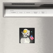 Aimant L'homme sur l'aimant de la lune (In Situ (Lave-vaisselle))