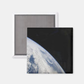 Aimant L'horizon terrestre et la noirceur de l'espace (Recto/Verso)