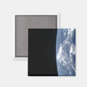 Aimant L'horizon terrestre et la noirceur de l'espace 2 (Recto/Verso)