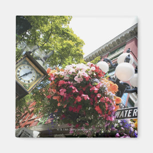 Aimant L'horloge célèbre de vapeur Gastown - à Vancouv