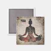 Aimant L'humeur du yoga (Recto/Verso)