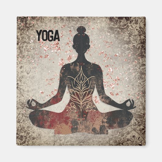 Aimant L'humeur du yoga (Devant)