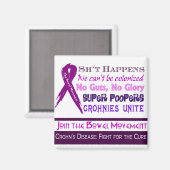 Aimant L'Humour de la maladie de Crohn (Recto/Verso)