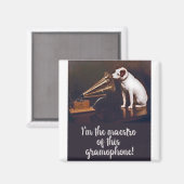 Aimant L'humour de son maître pour chien de voix (Recto/Verso)