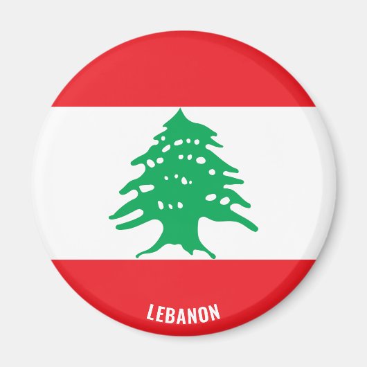 Aimant Liban Drapeau charmant patriotique (Devant)