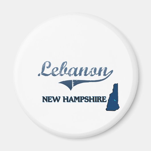Aimant Liban New Hampshire City Classic (Devant)