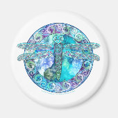 Aimant libellule celtique cool (Devant)