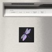 Aimant libellule violette (In Situ (Lave-vaisselle))