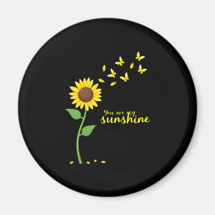 Aimant Libellules et Tournesol You Are My Sunshine (1)