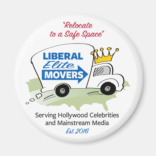 Aimant Libéral Elite Movers (Devant)